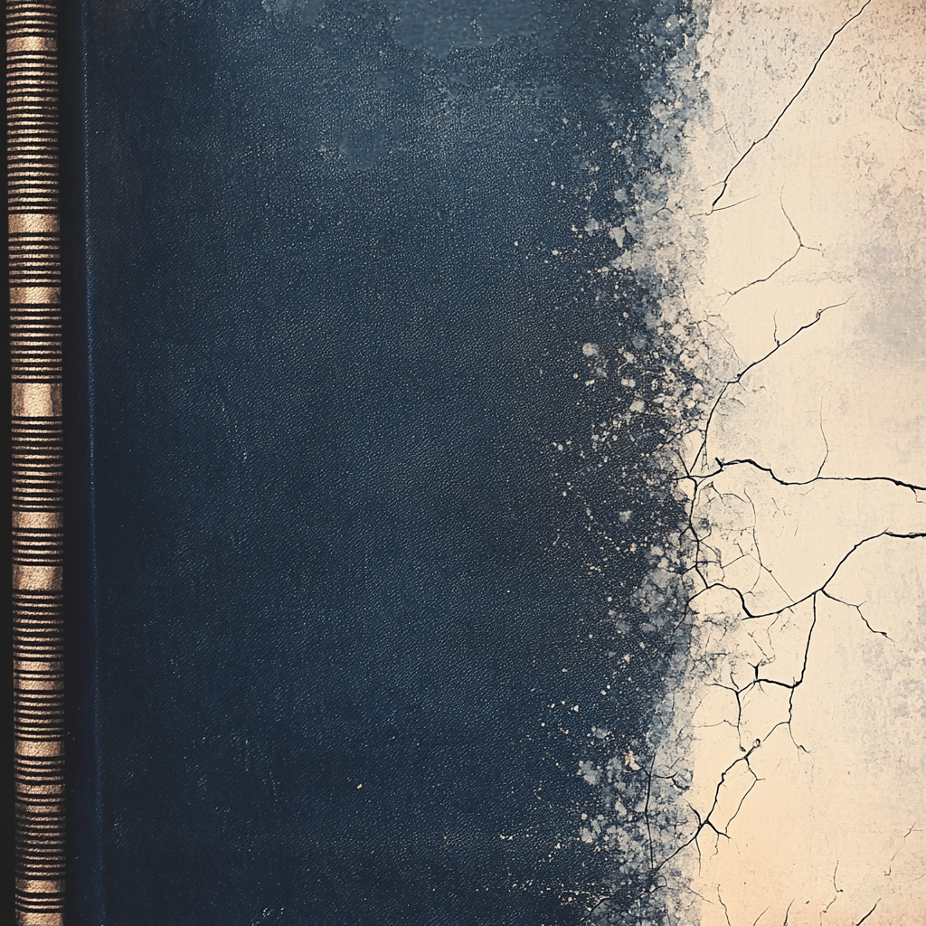 Design a Hopeful Dark Blue Book Cover Gradient.