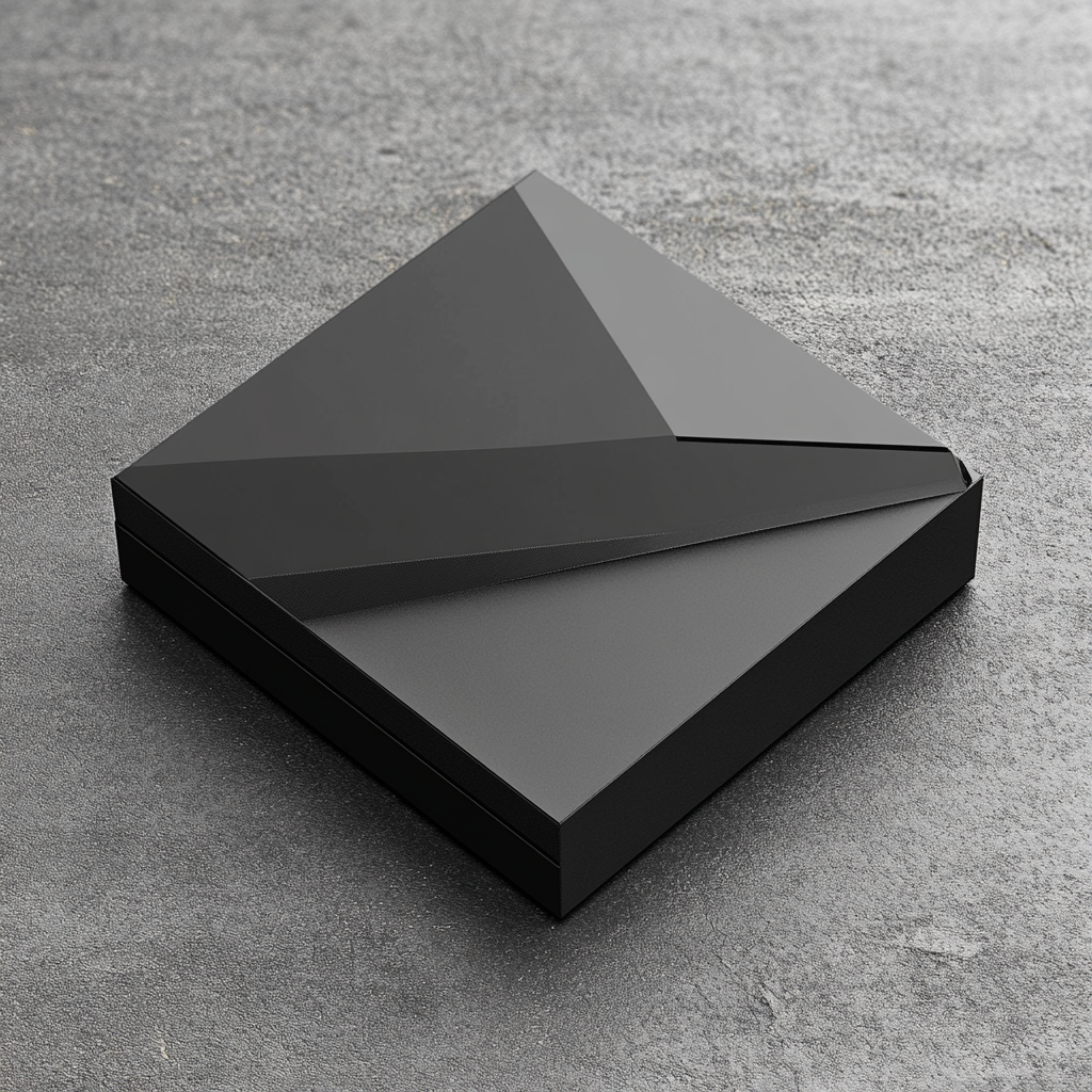 Design flap product box for Mont Men, square shaped, minimalist.