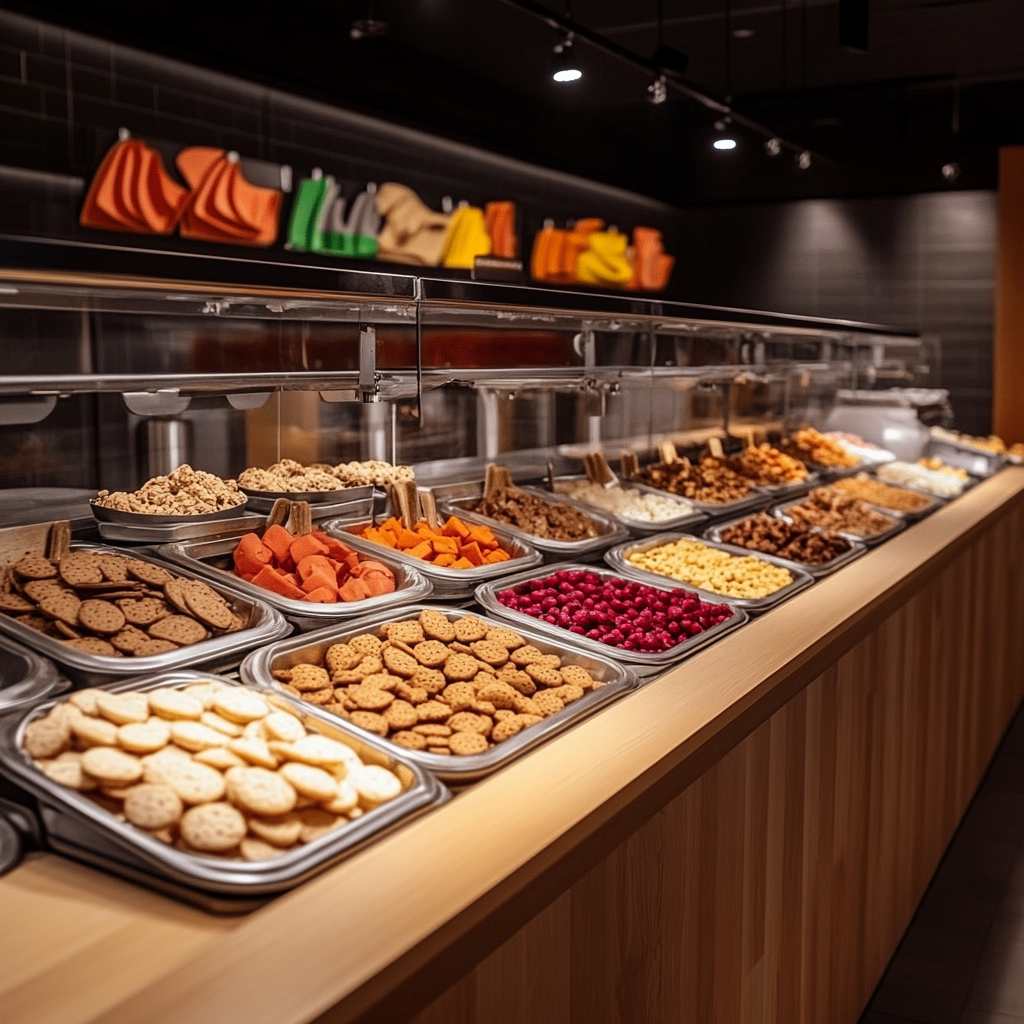 Design your own cookie station with toppings bar.