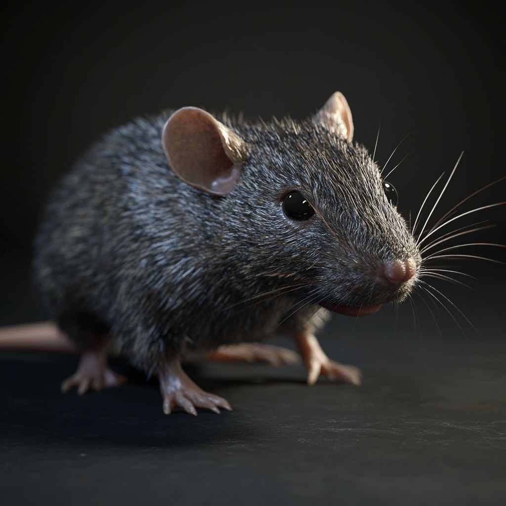 Detailed 3D Rat Animation with Realistic Texture