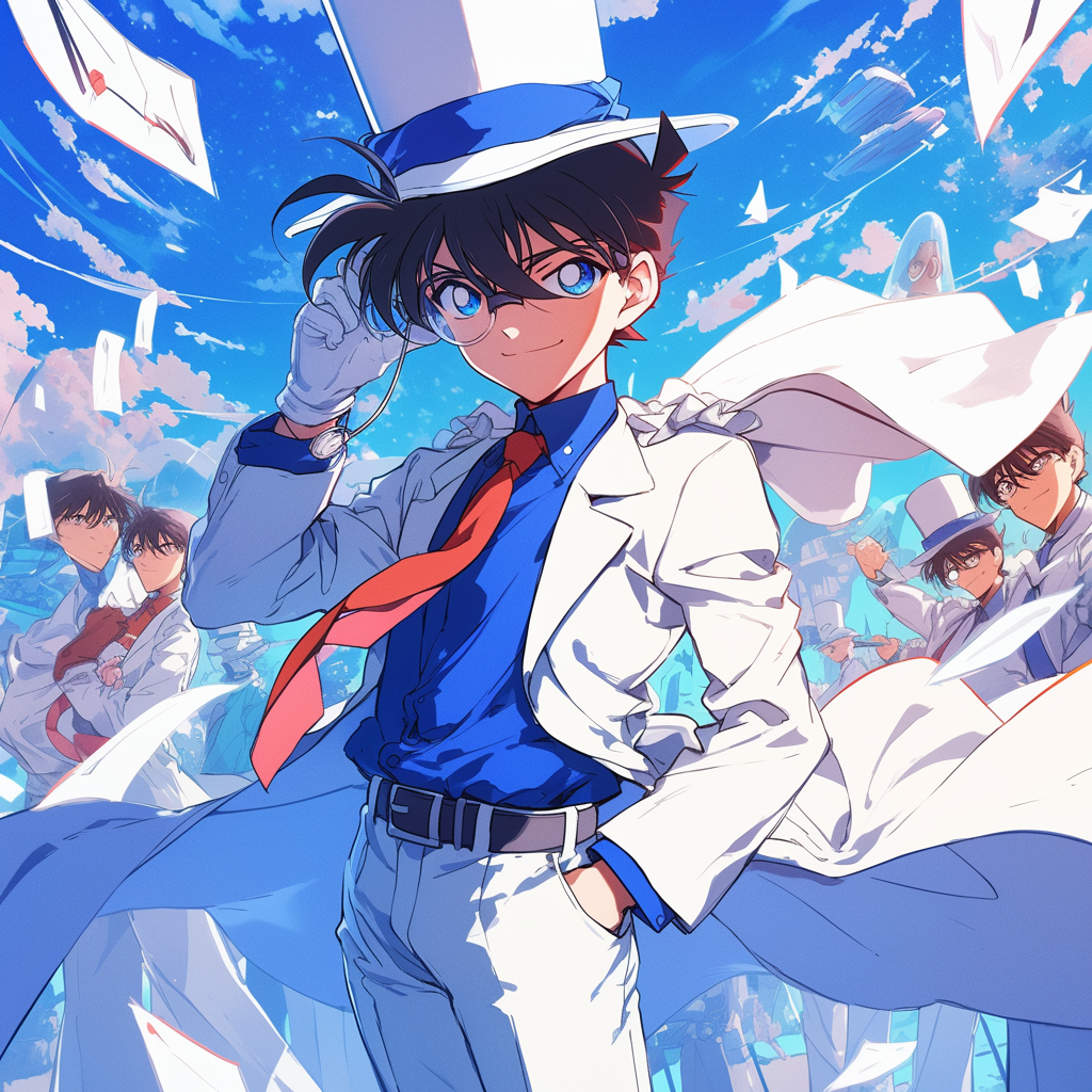 Detective Conan and Kaito Kuroba Rivals Poster