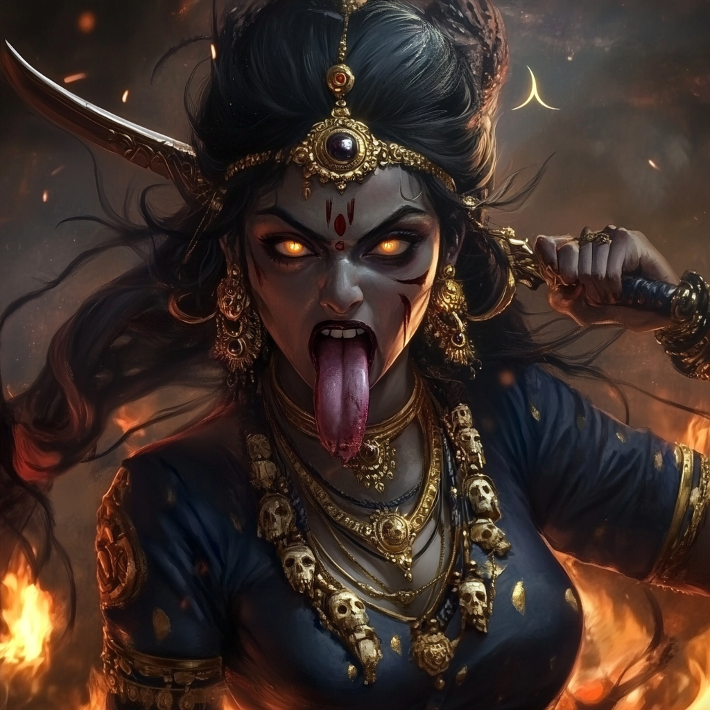 Devi Kali, the Fierce Warrior Queen of Chaos