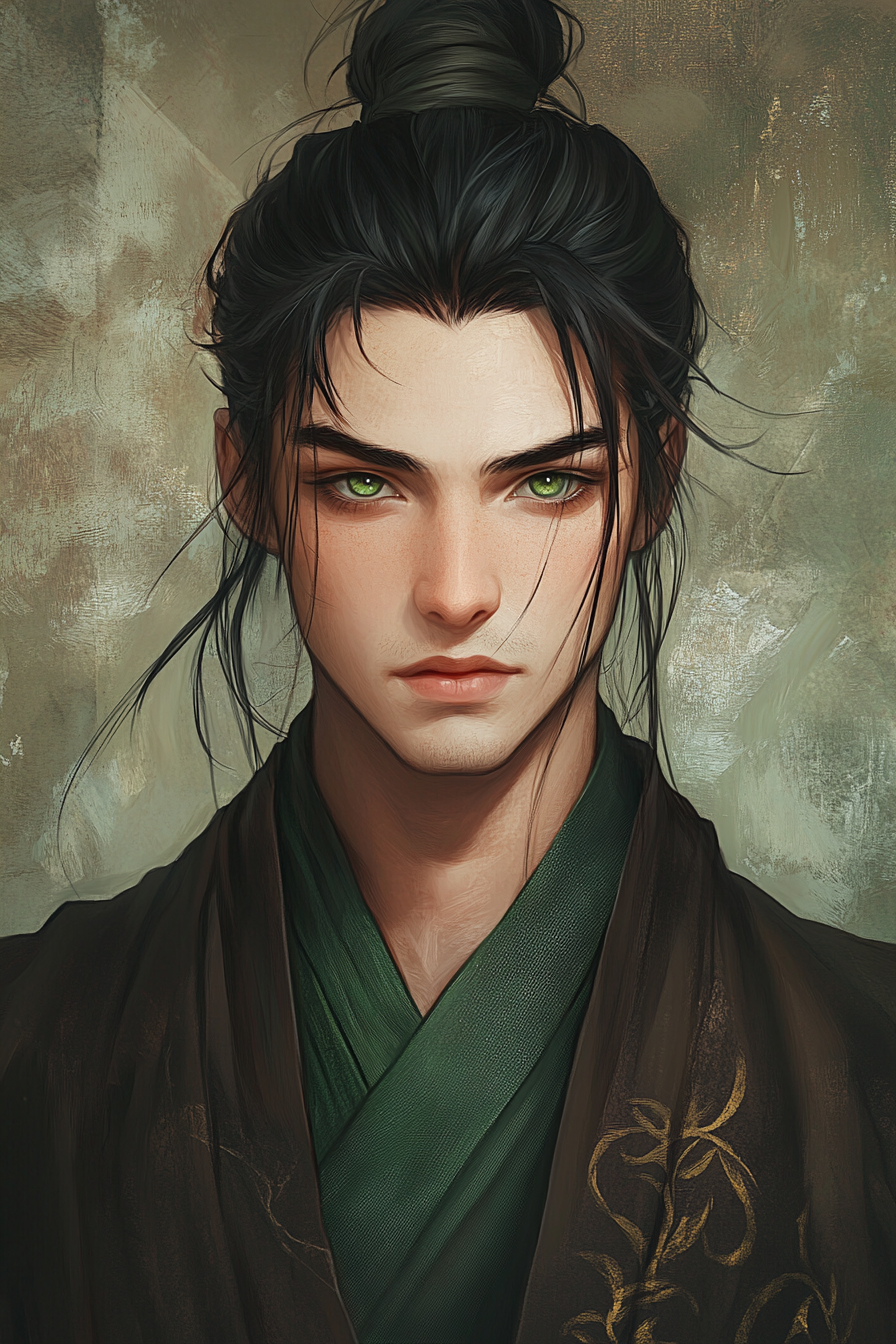 Digital painting of male D&D character by Artgerm.