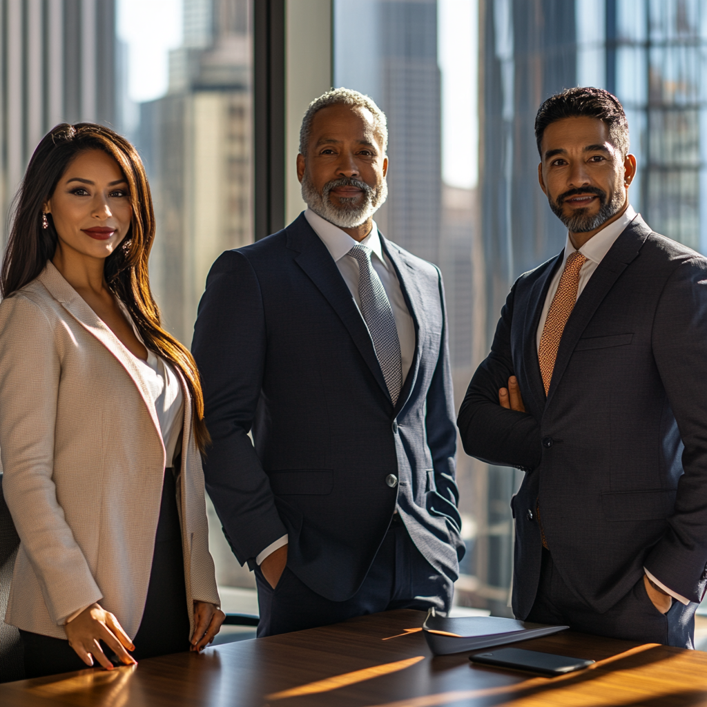 Diverse Legal Team of Confident Executives Ready