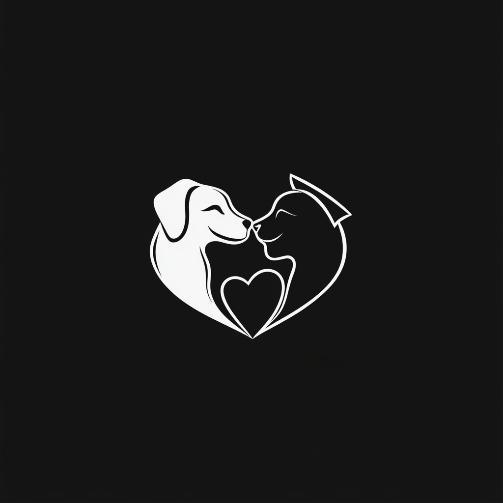 Dog and Cat Veterinary Logo Design