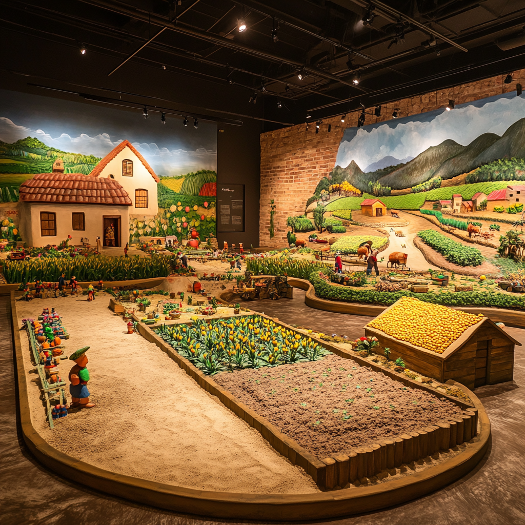 Dynamic Michoacán Countryside Interactive Exhibit