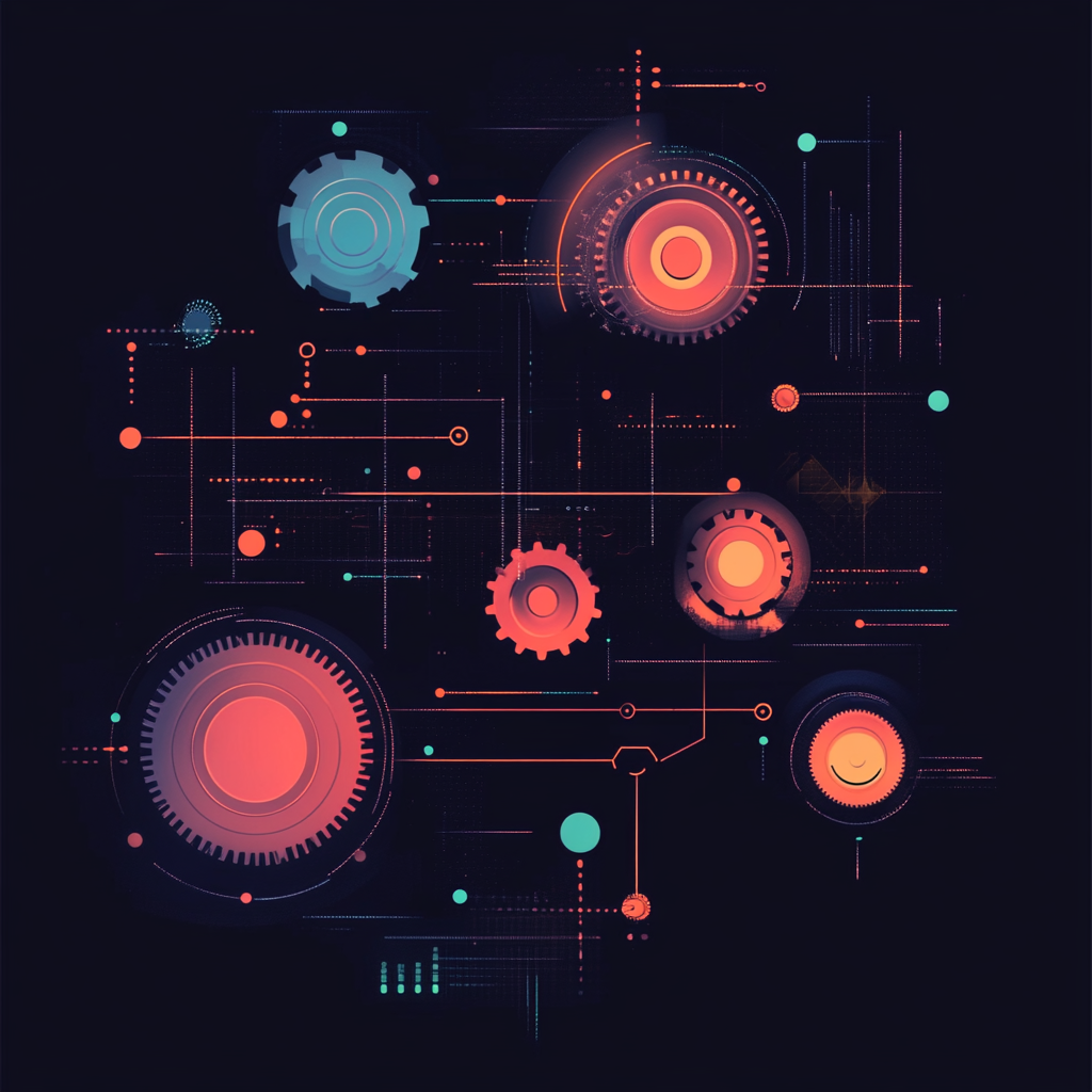 Efficient Workflow with Interconnected Gears in Black