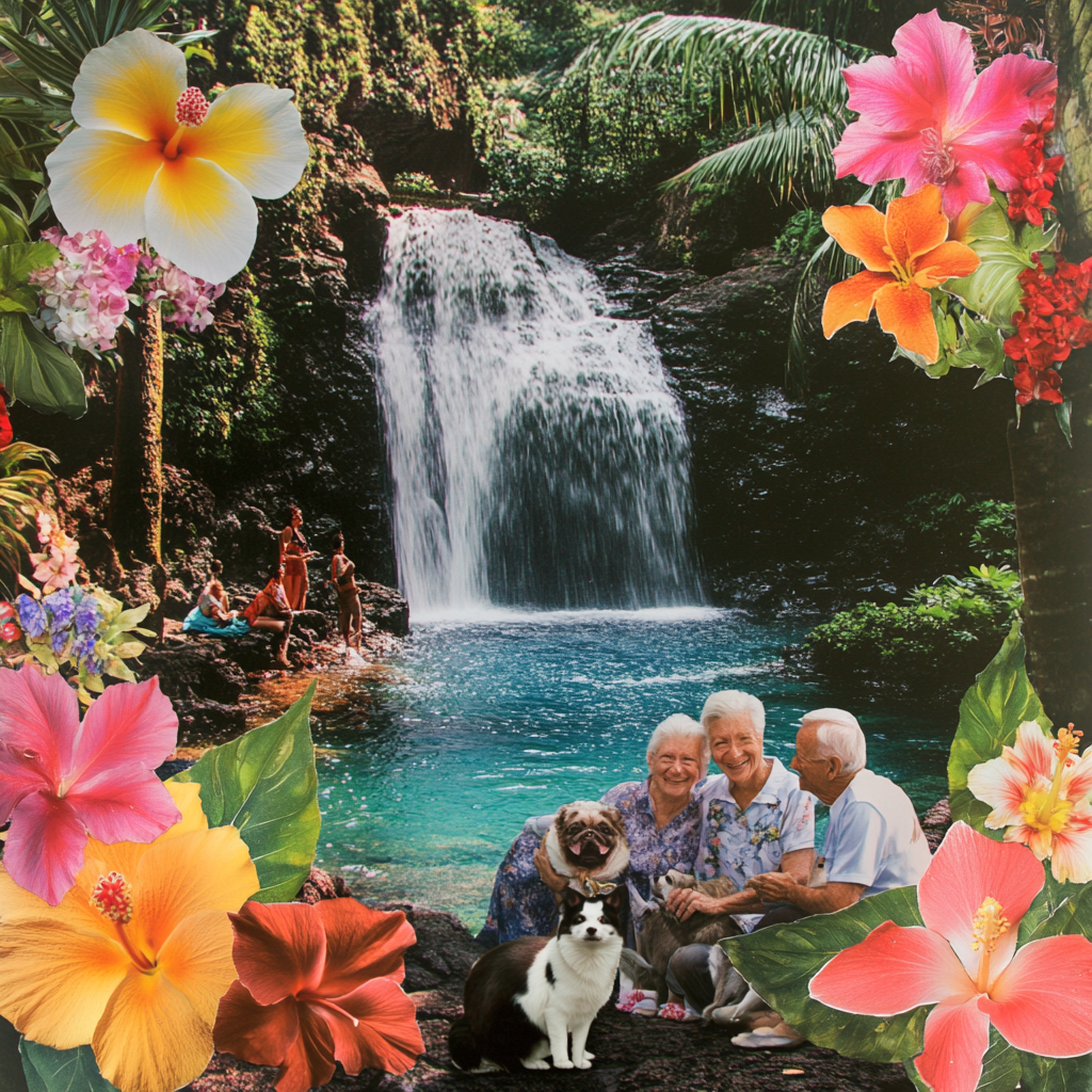 Elderly Couple in Hawaii with Pets: A Tropical Vacation