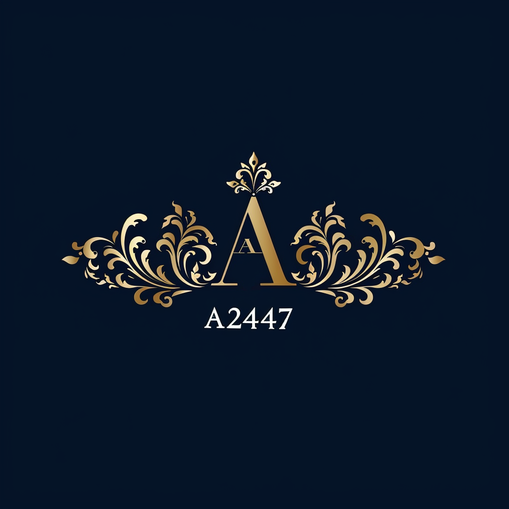 elegant-gold-logo-dark-blue-background