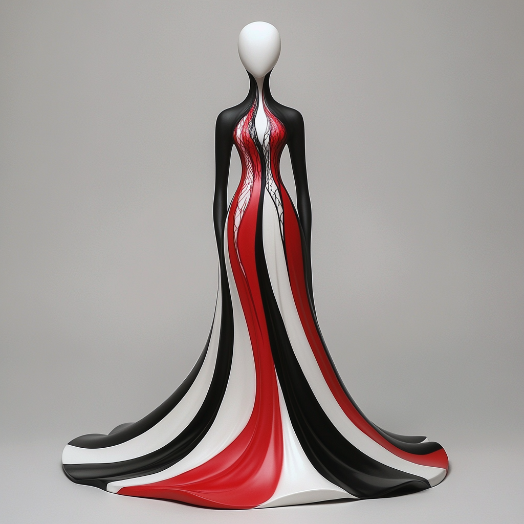 Elegant Vinyl Figure Inspired by Artwork's Beauty