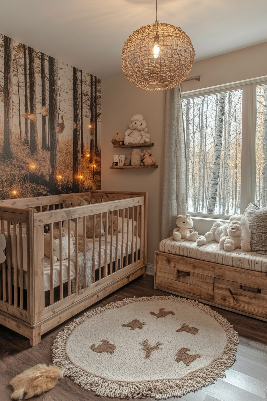 Enchanting Whimsical Woodland Nursery with Magical Forest Theme