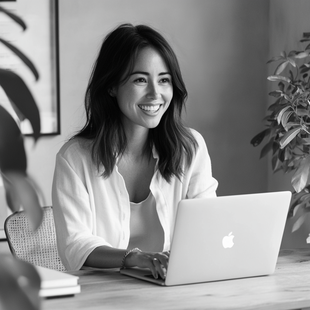 Exciting Female Entrepreneur in Inspiring Workspace