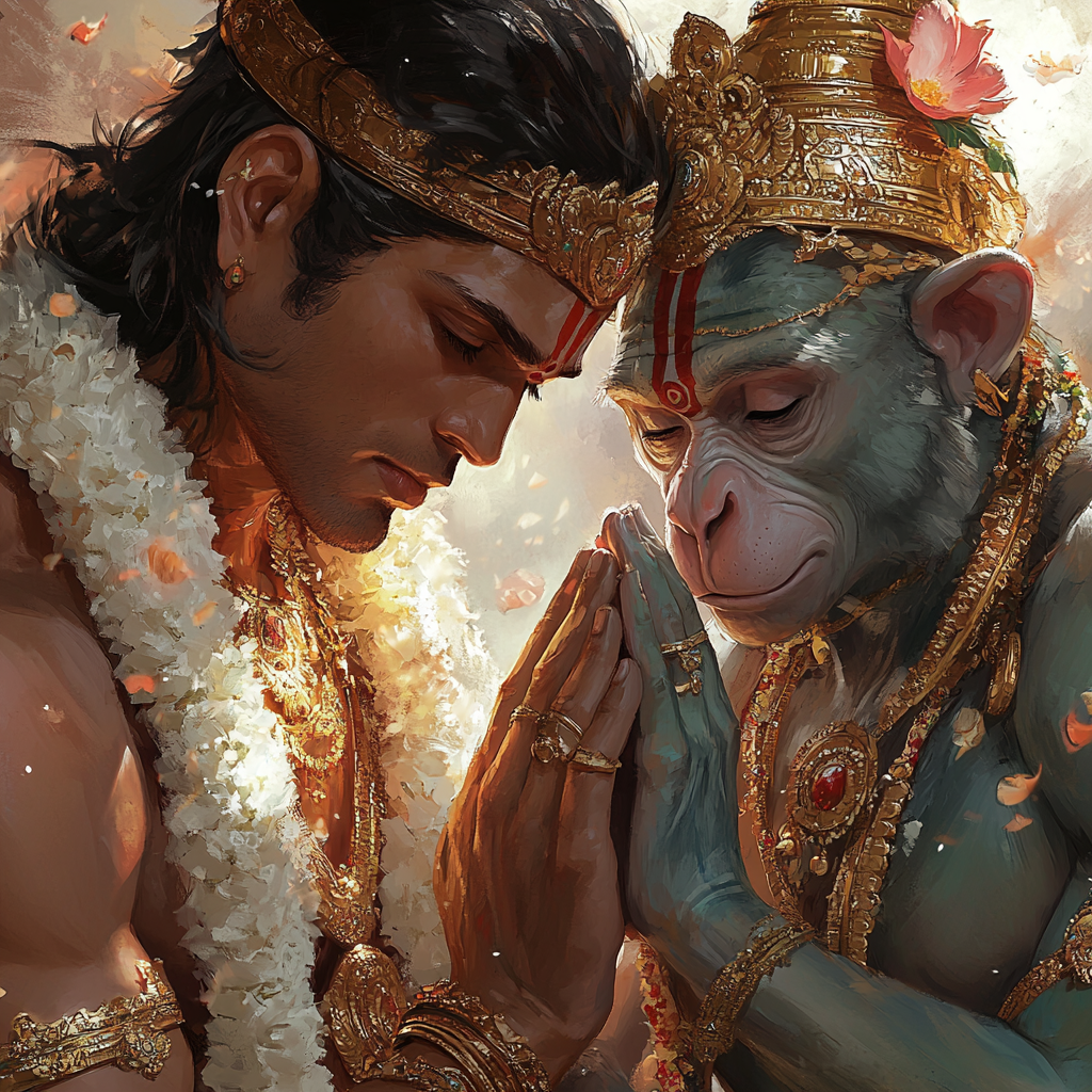 Faithful companions: Rama and Hanuman in devotion