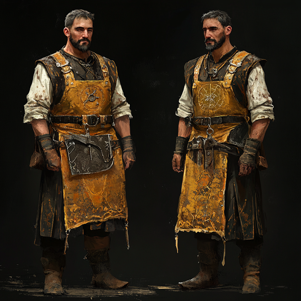 Fancy Blacksmith King Clothing for Nobles