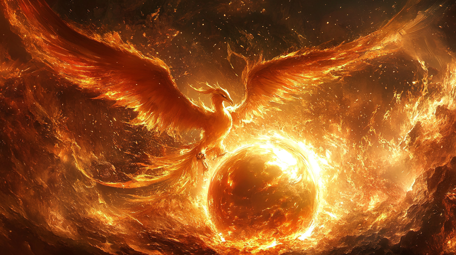 Fierce Moltres hatches from fiery egg, wings ablaze.