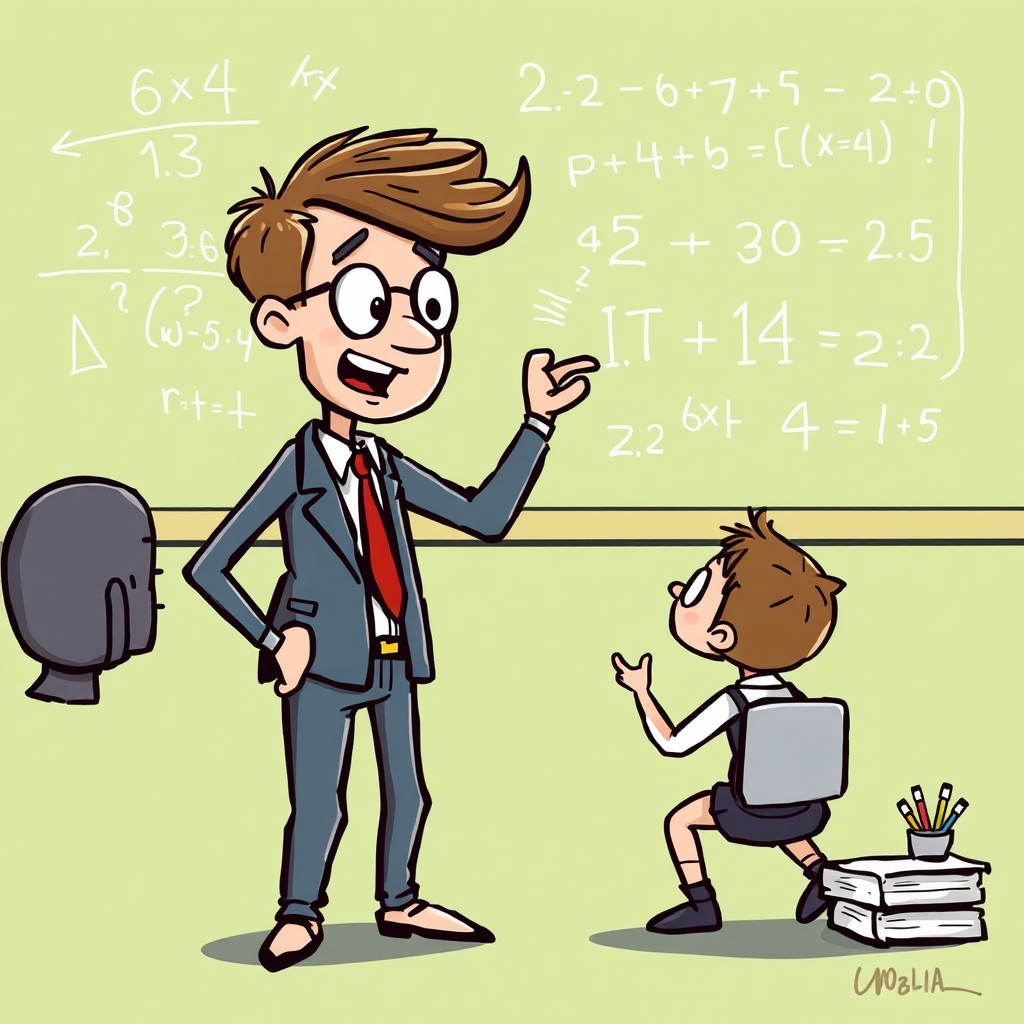 Fun Cartoon Explaining Math Concepts