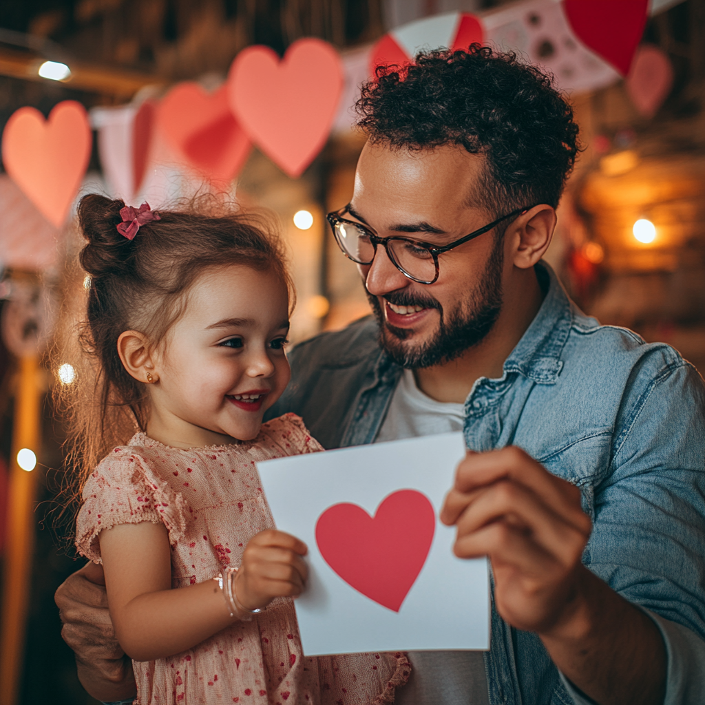 Fun Circus-Themed Father-Daughter Metalanguage Photo Booth Moment