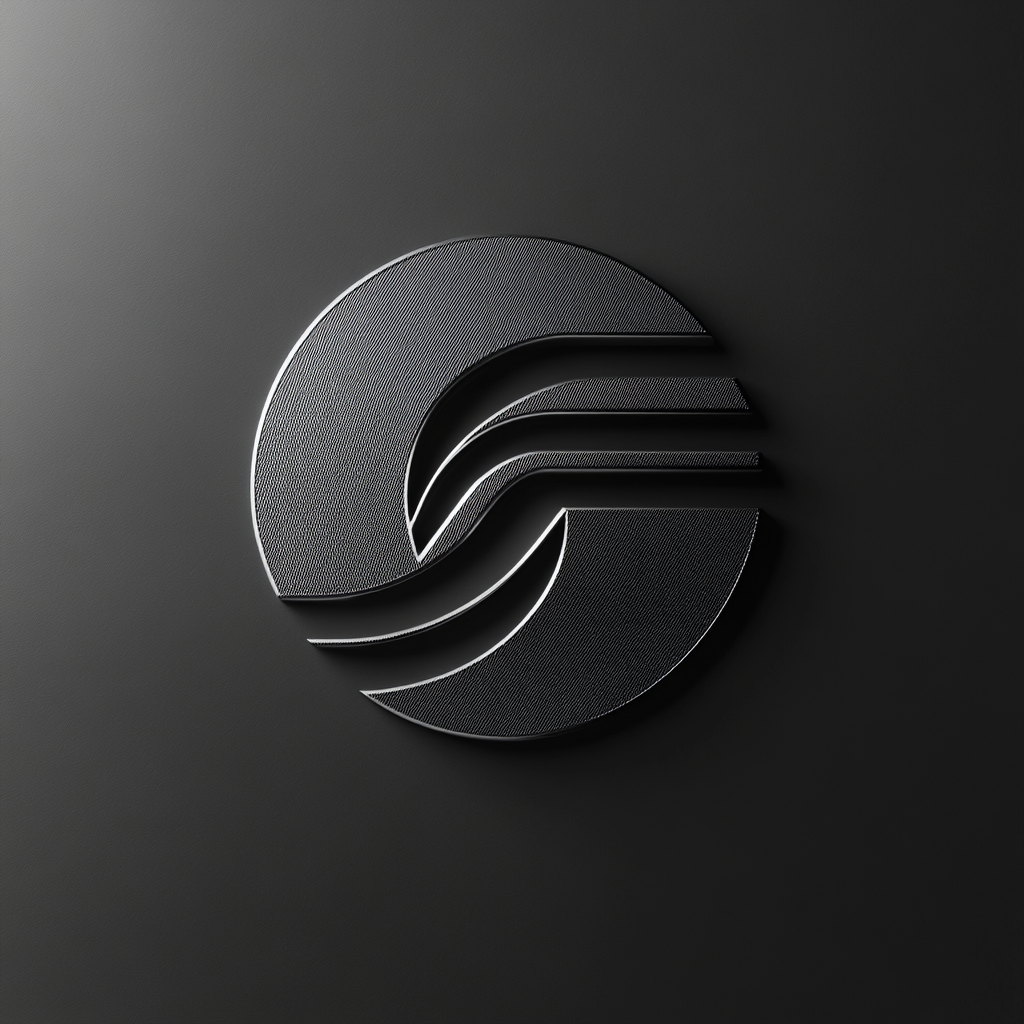 Futuristic Men's Hair Styling Logo Design