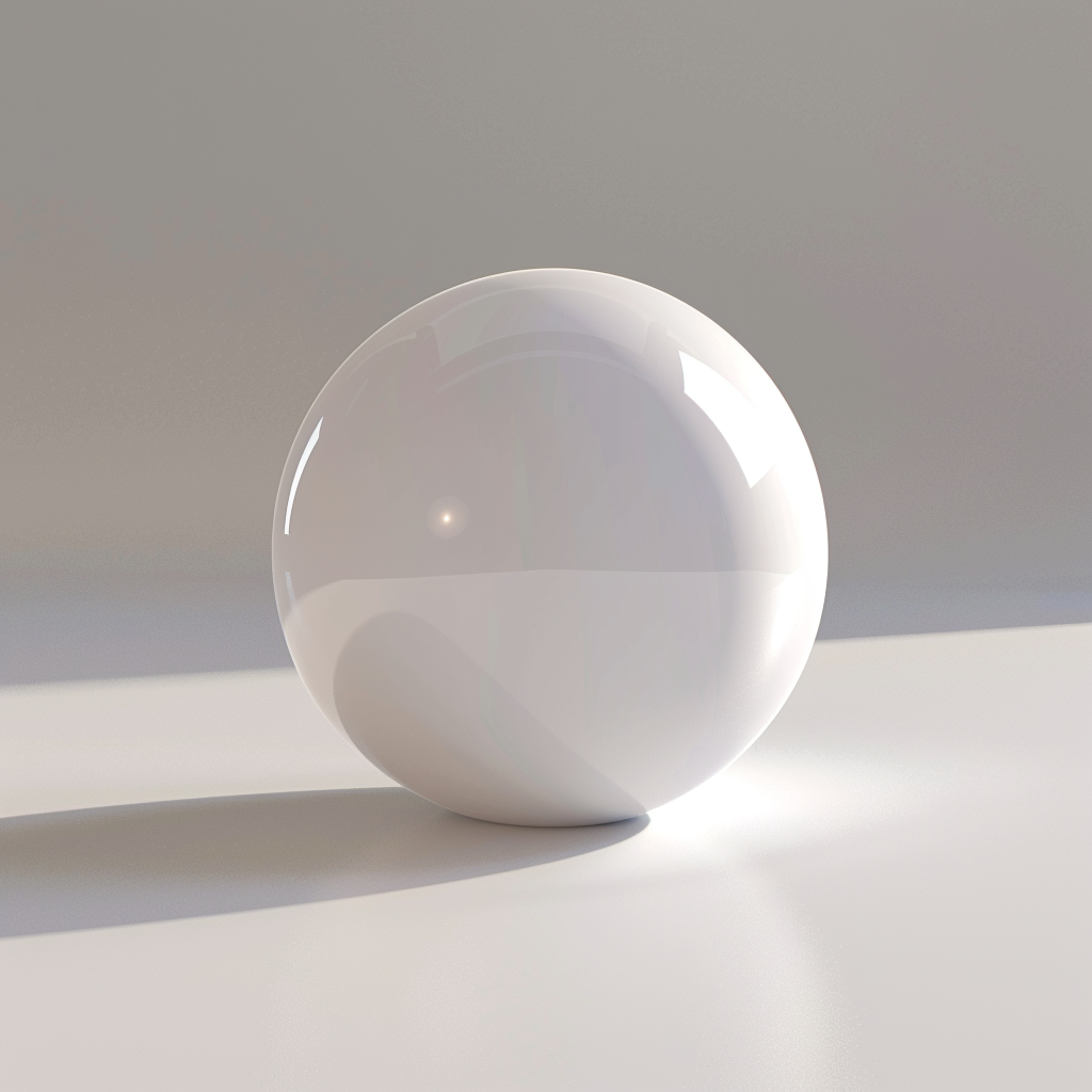 Generate shaded sphere image with Canon camera, no background.