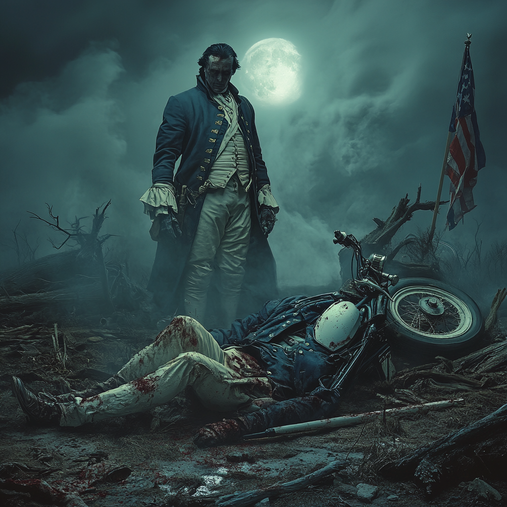 Ghostly soldier and fallen patriot: Haunting Civil War encounter.