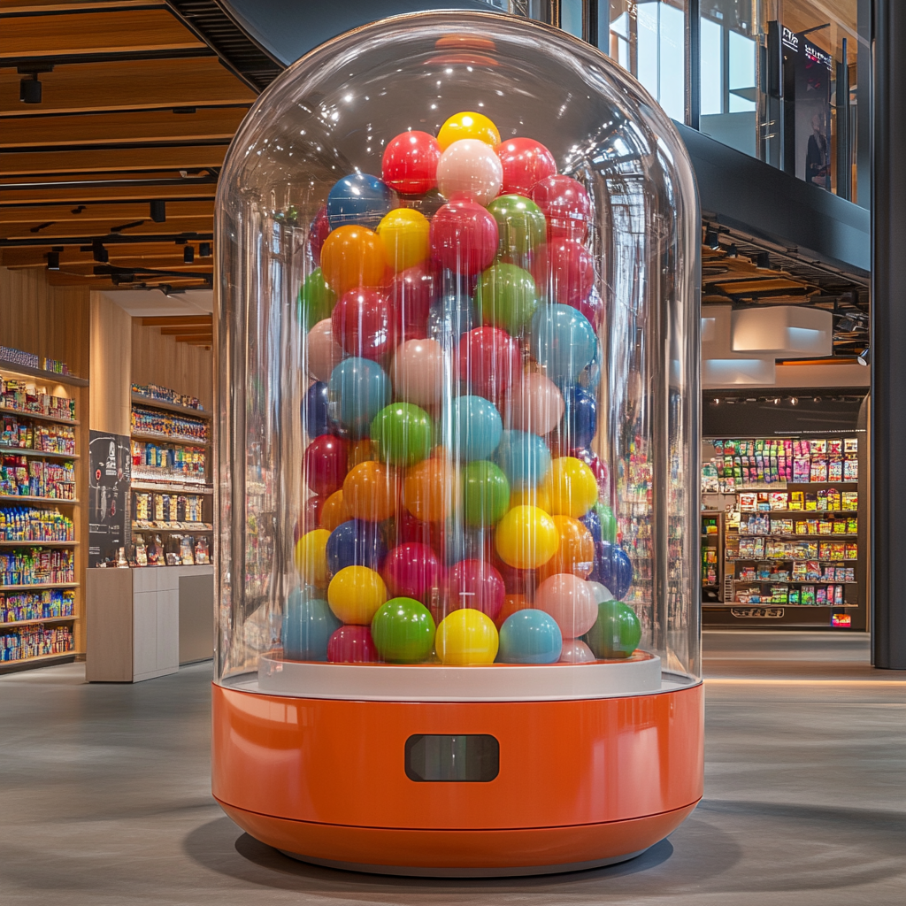 Giant Gumball Machine Installation with Amazon Echo Base