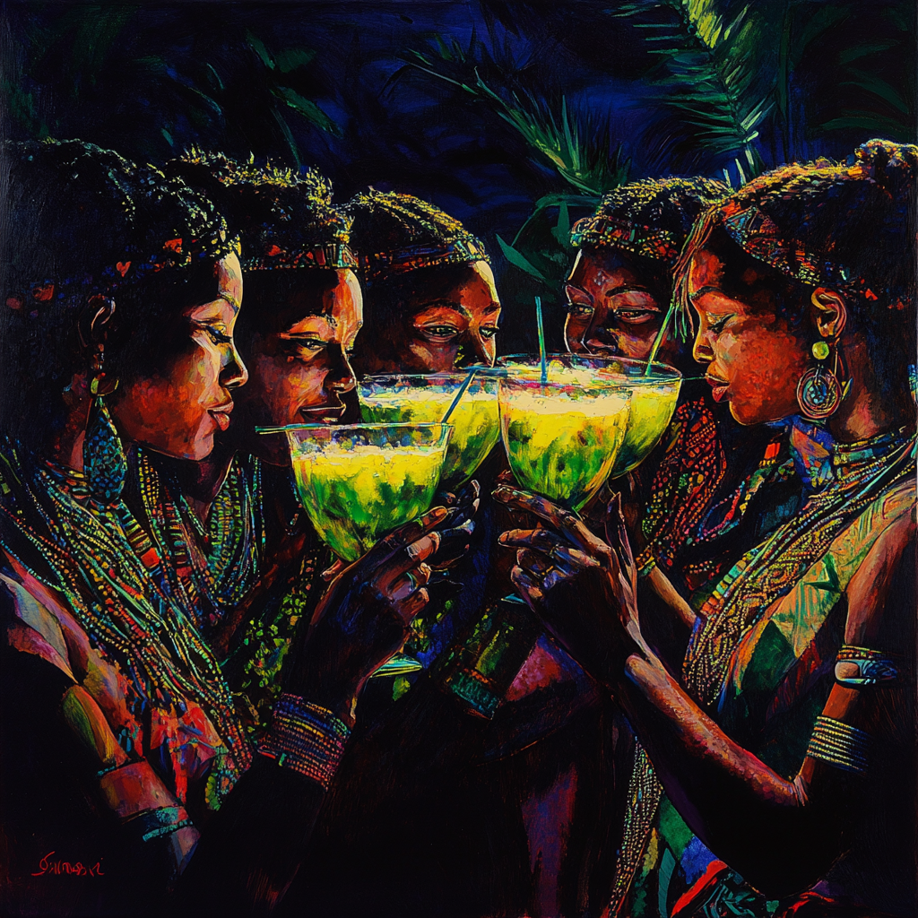 Glowing soursop juice enjoyed by ancient South African women.