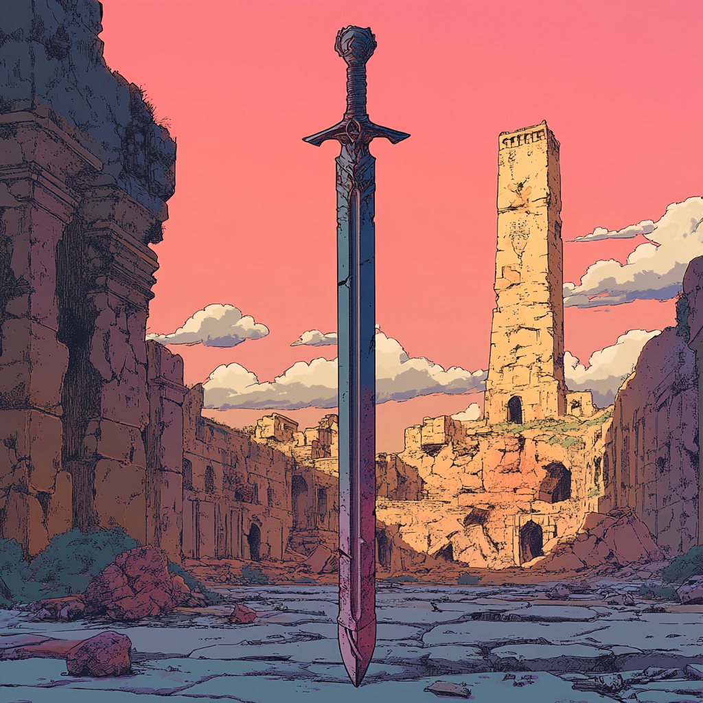 Goblincore Moebius Artstyle Graphic Illustration in Video Game