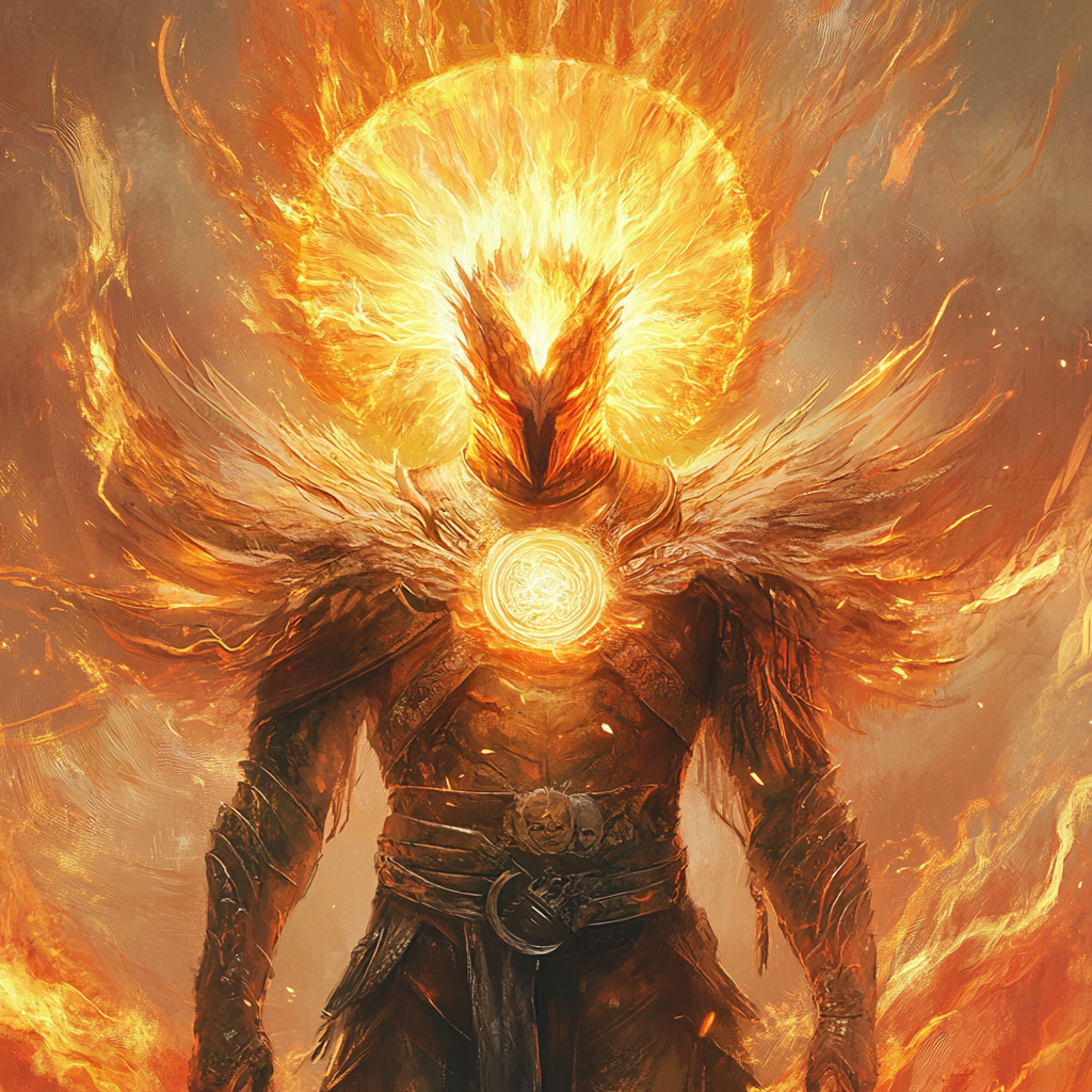 Great Phoenix God of Sun and Hope