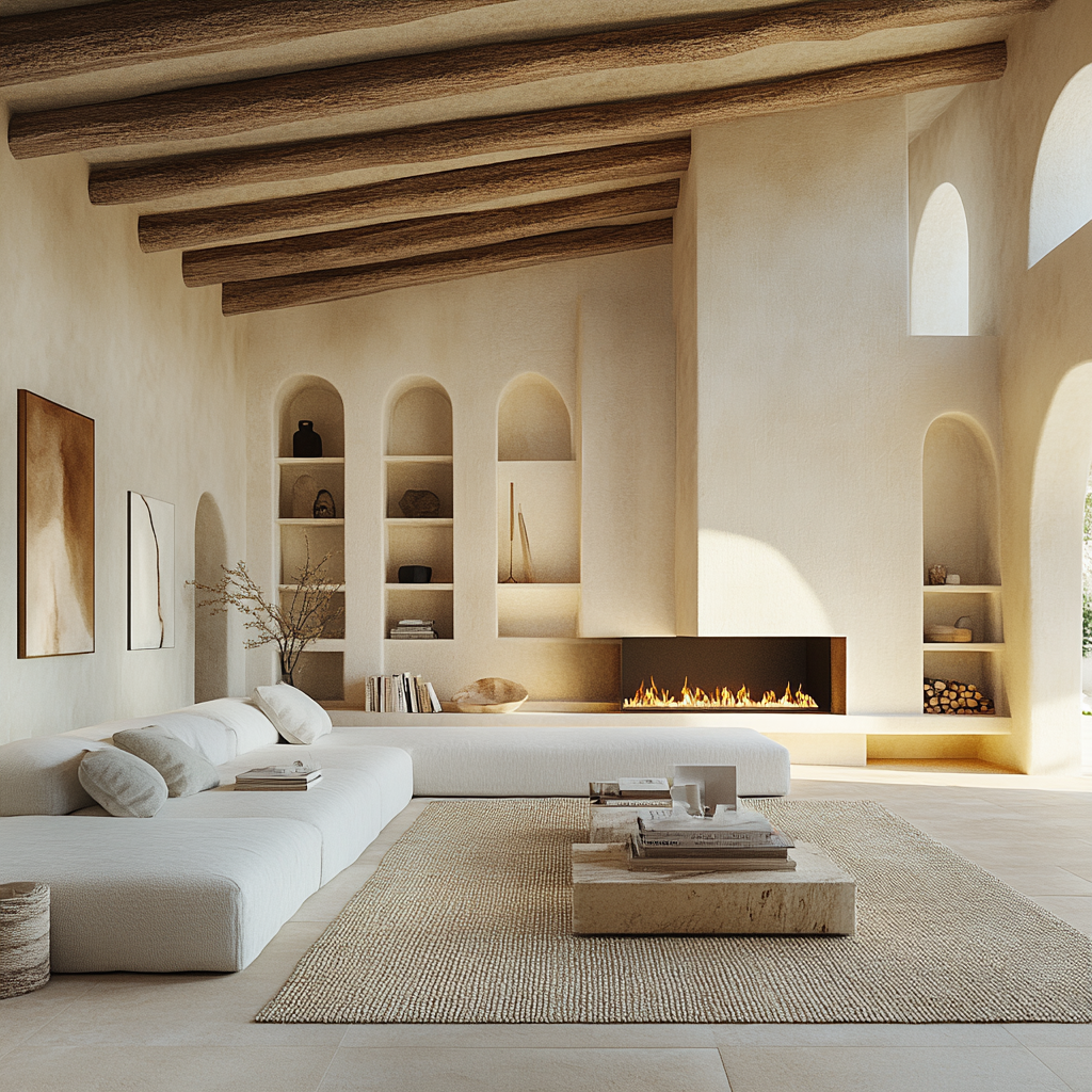 HD image of modern villa sitting room in Maiorca.