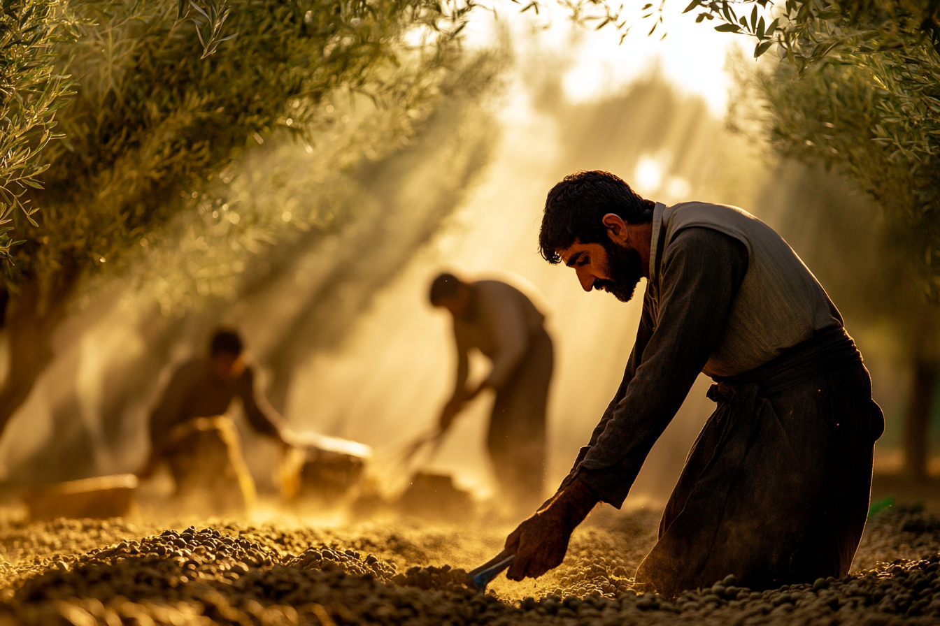 Harvesting Olives in Northern Iran