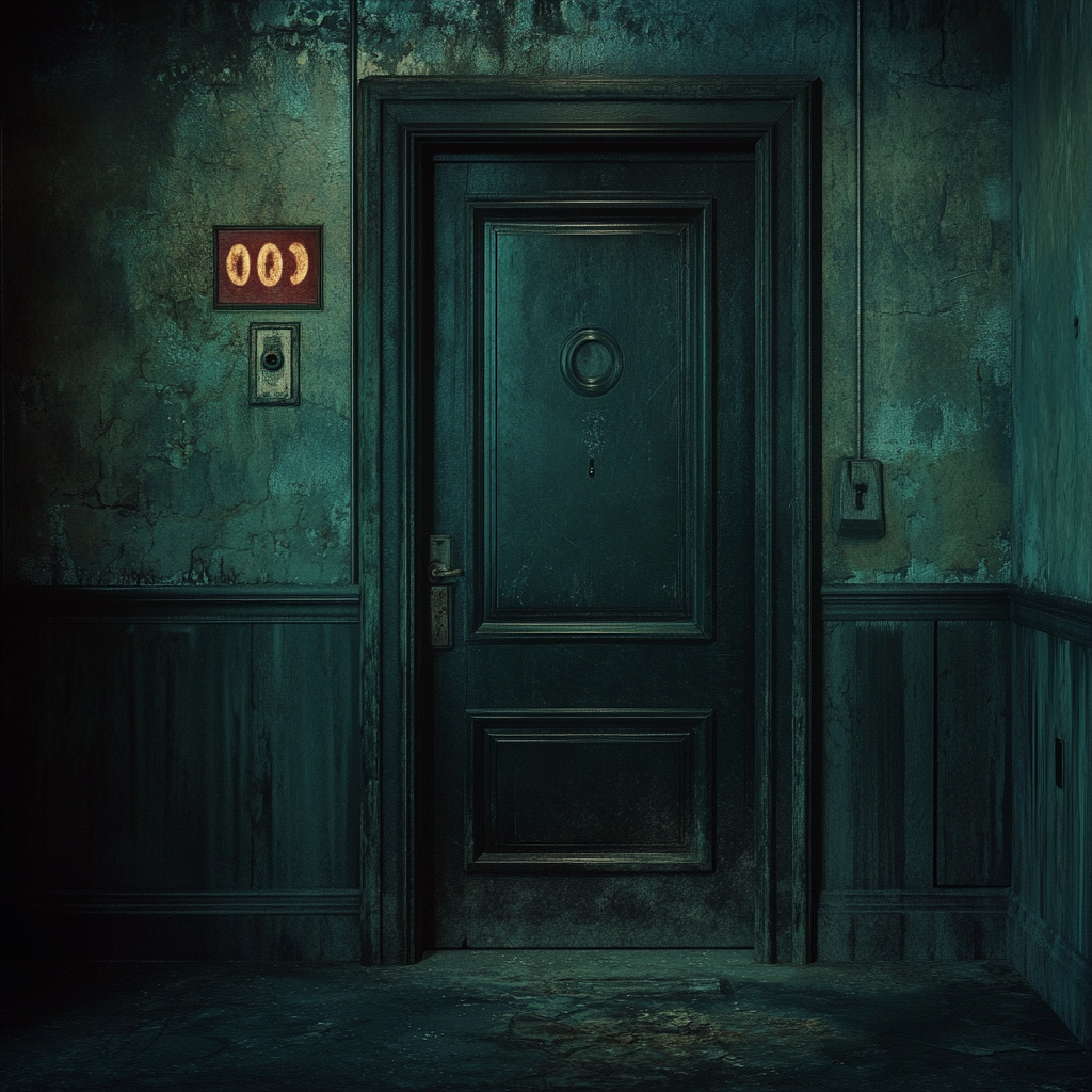 Horror Hotel Room No. 404 by Night