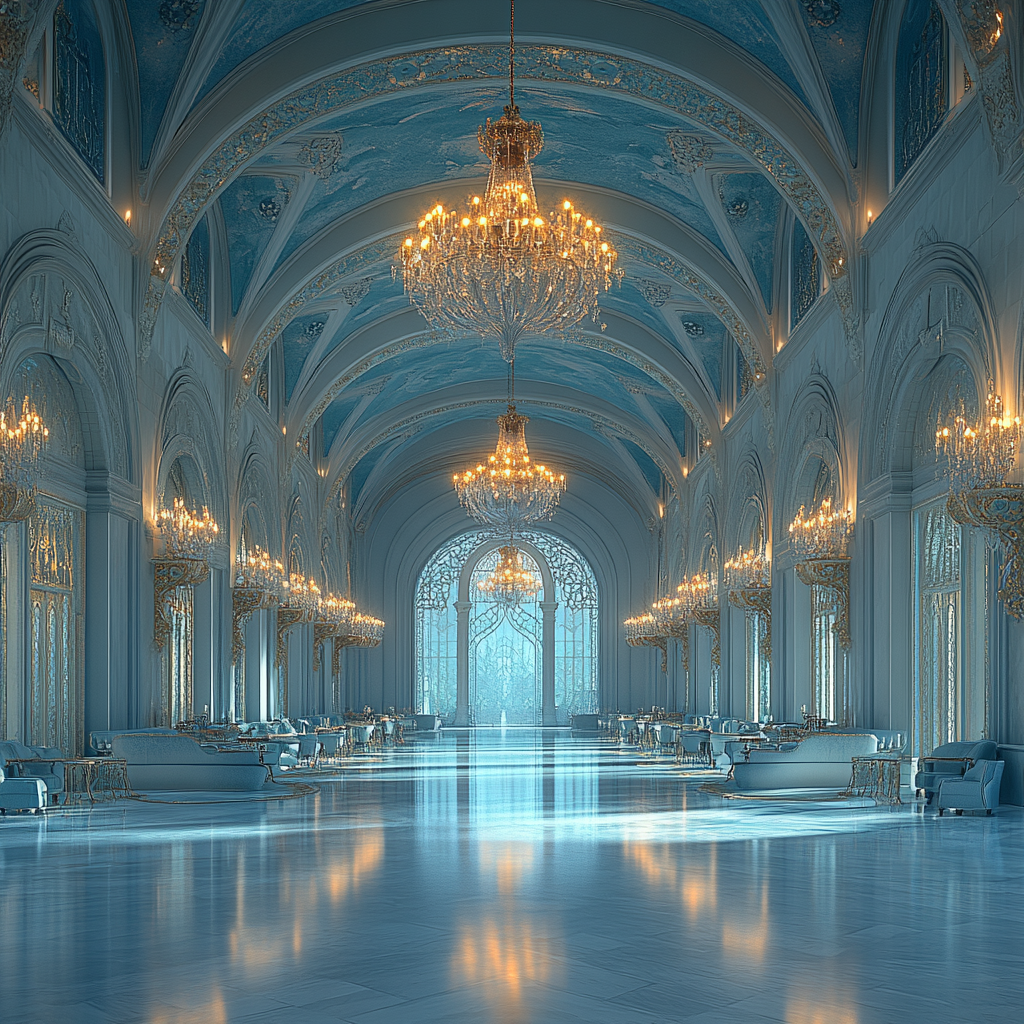 Hyper-Realistic Sanctuary Hall for Meetings and Celebrations 