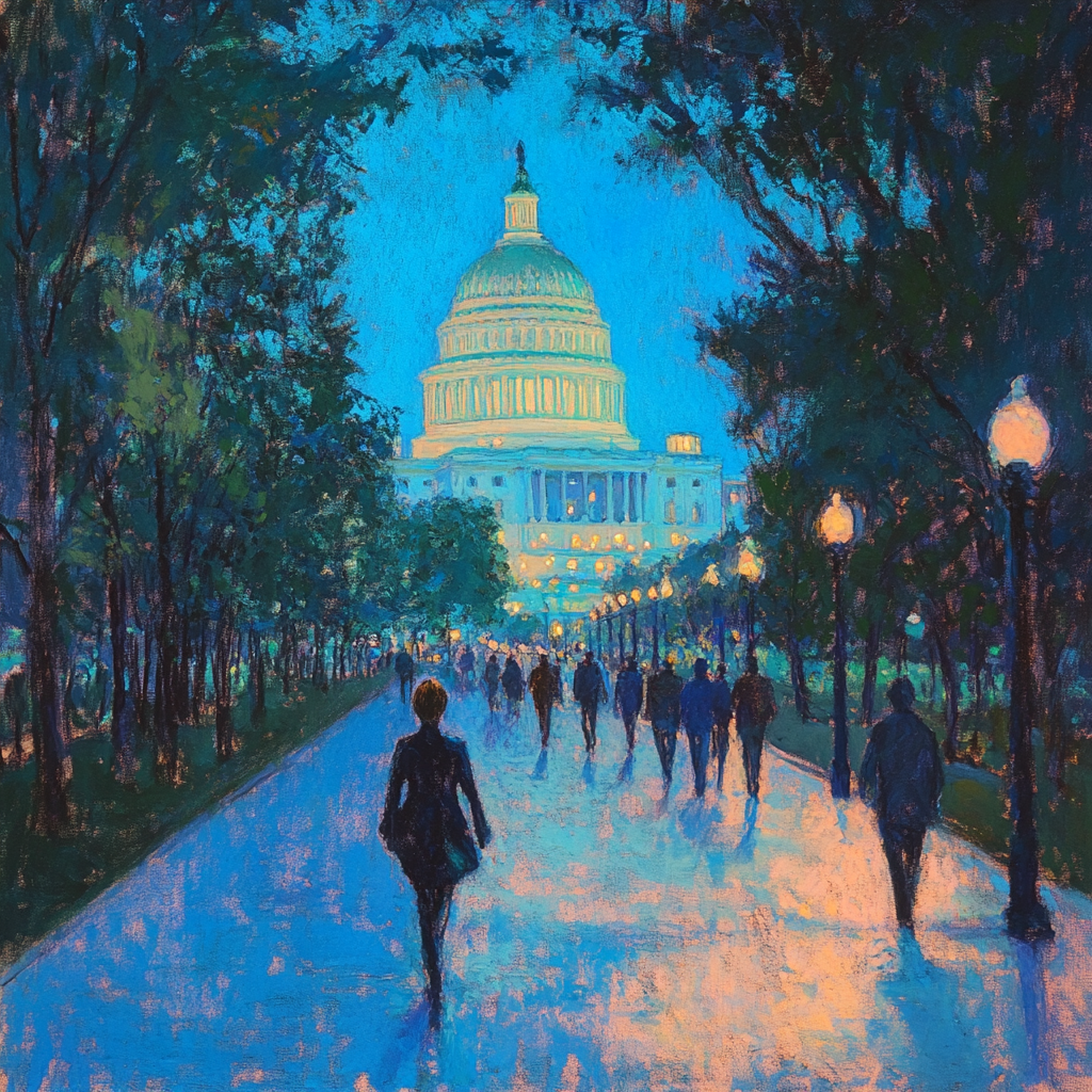 Impressionist Pastel & Graphite Art in Washington DC