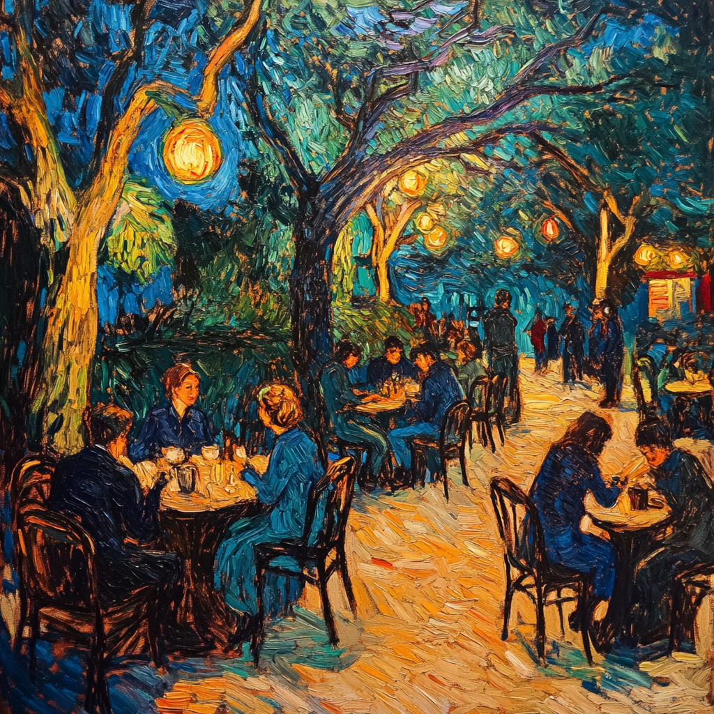 Impressionist oil painting by Van Gogh in New York.