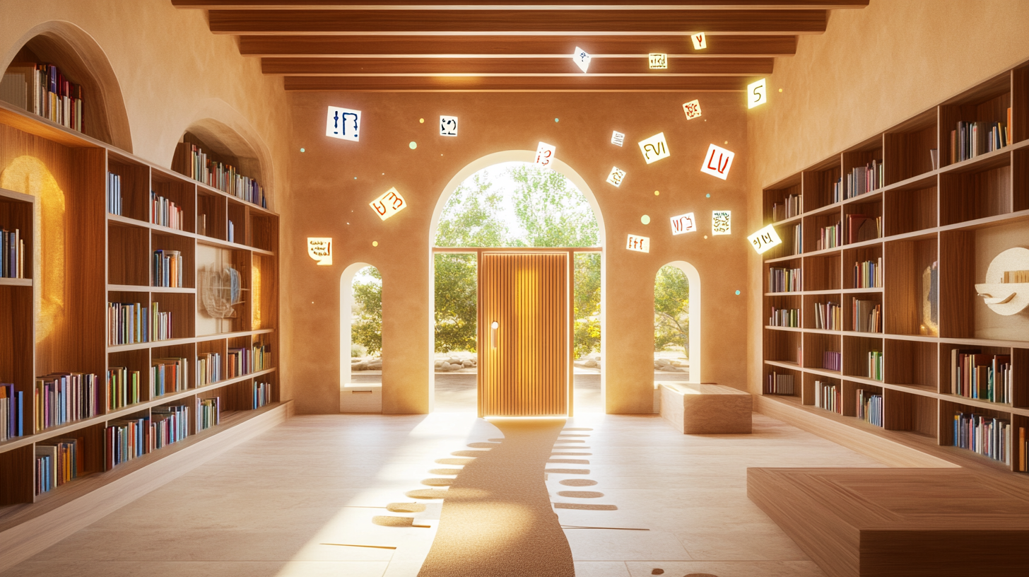 Inspiring literacy center in New Mexico with natural light