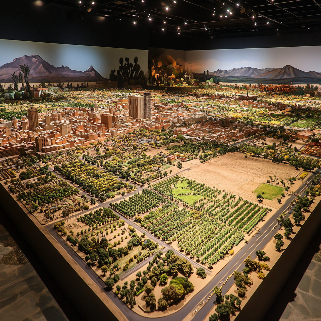 Interactive Exhibit: Morelia Miniature Tech City & Agriculture Land