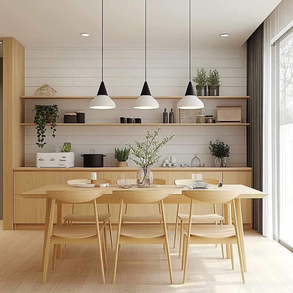 Interior design: beauty meets functionality with Scandinavian charm.