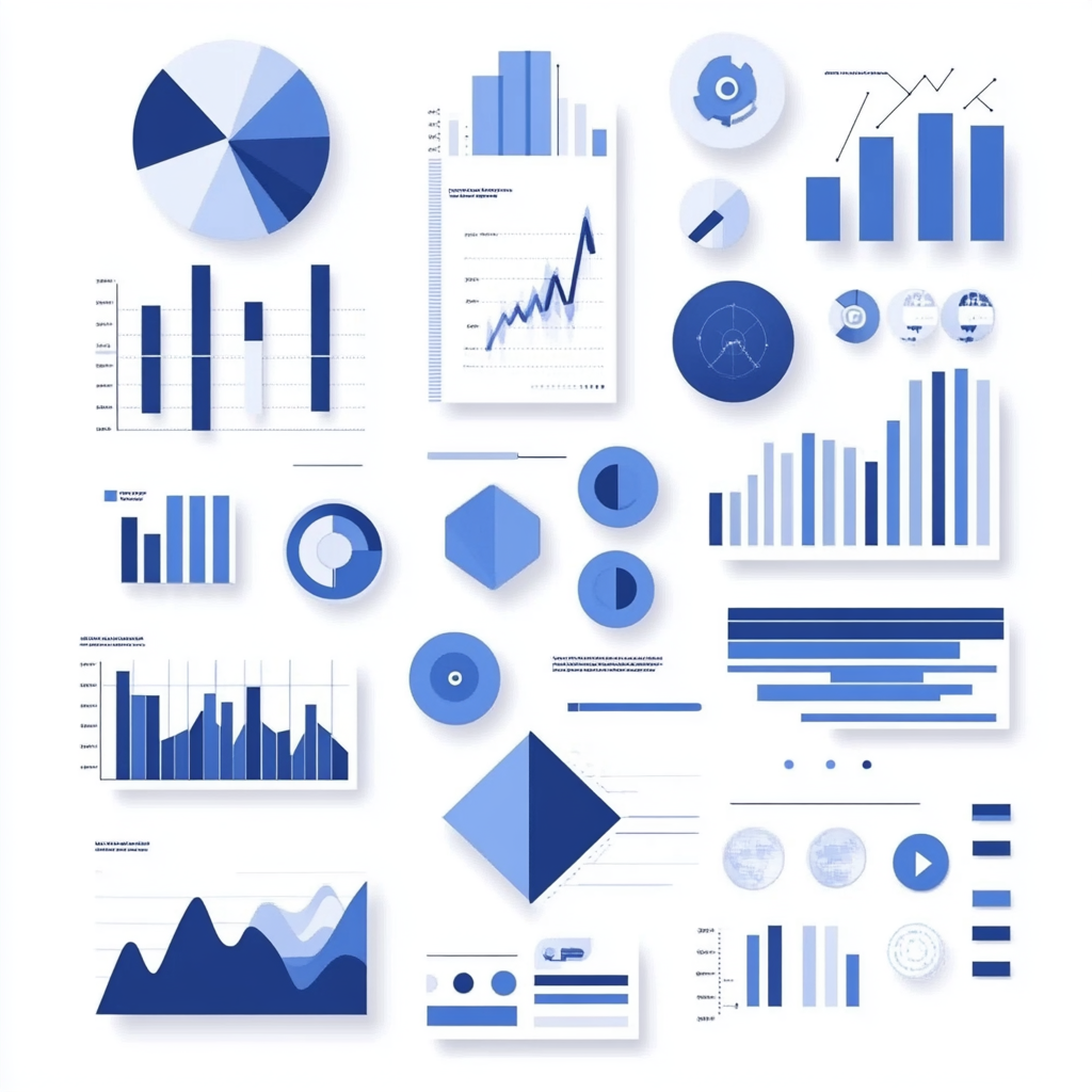 Intuitive dashboard with progress graphics and client data shown.