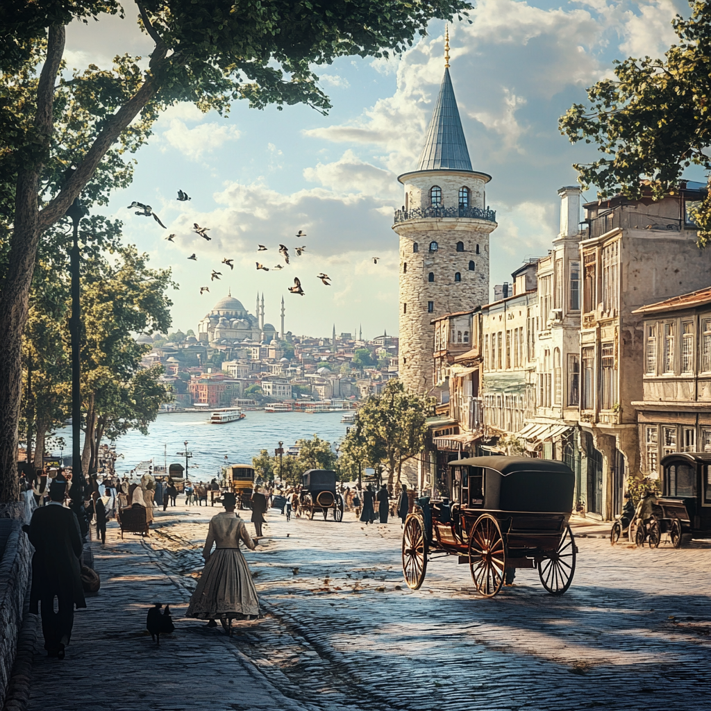 Istanbul in 1900s: Fascinating Historical City Scenes