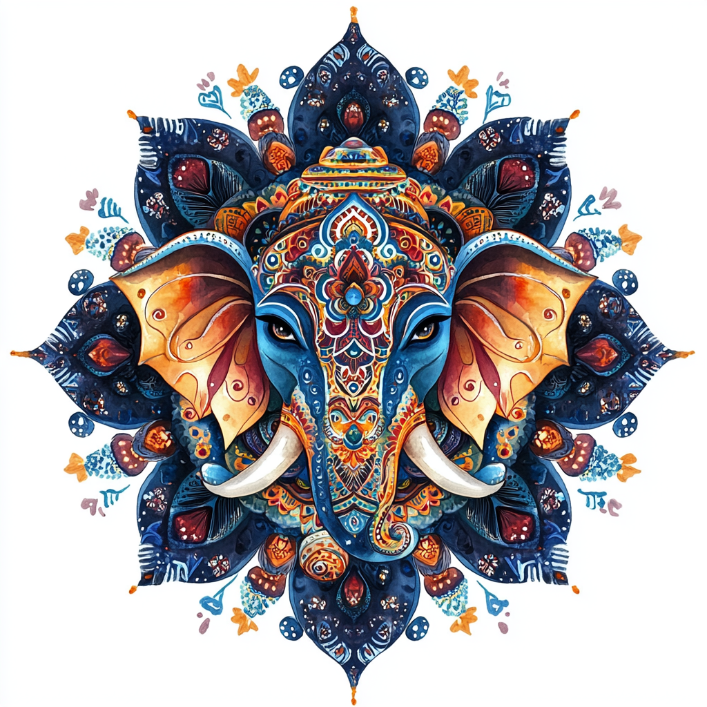 Jan Tengnagel's Winning Mandala Ganesha Digital Art