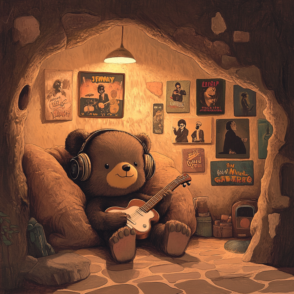 Jonny's Cozy Rock Star Bear Cave Adventure