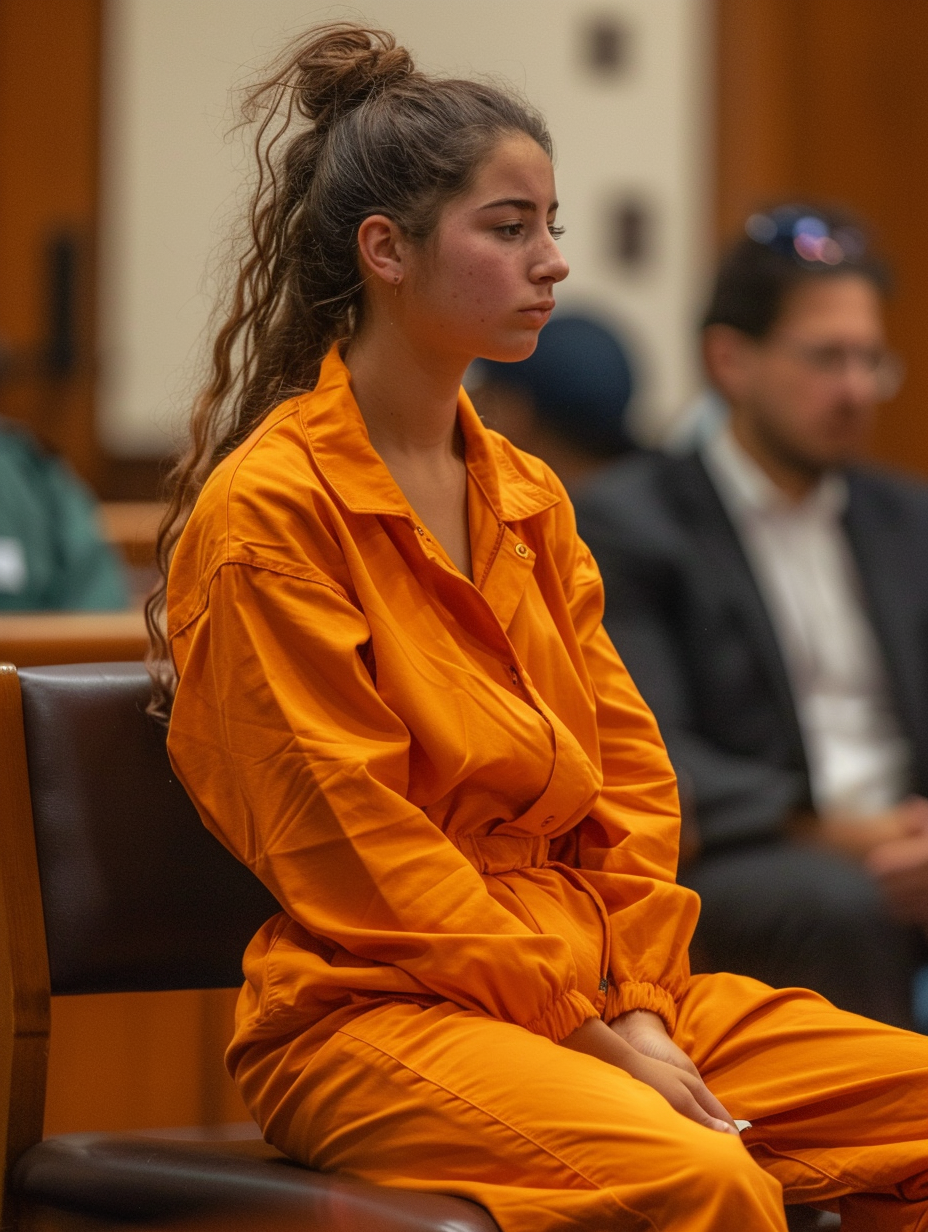 Joseph Mercola's Daughter Wearing Orange Prison Jumpsuit in Court