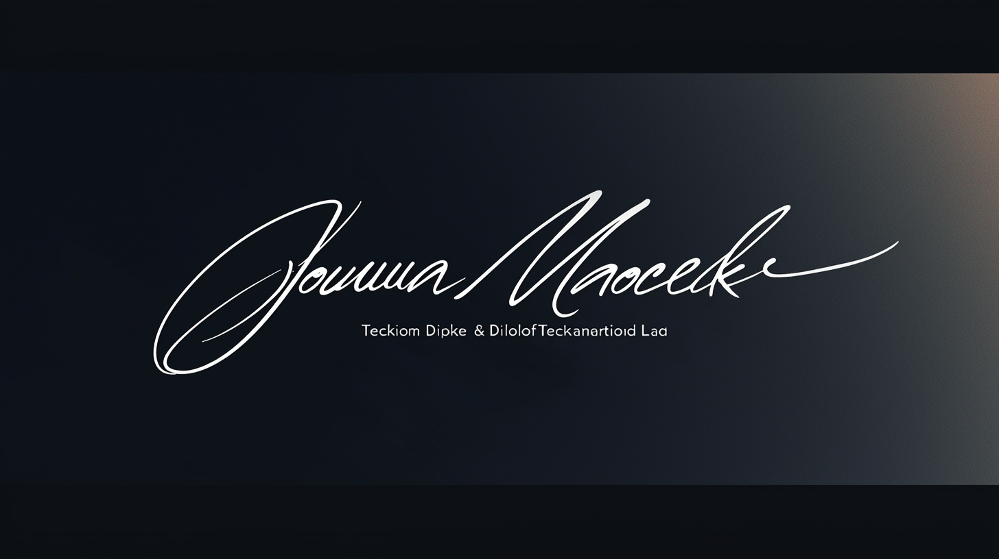 Joshua Malockmik - Technology Leader Signature Logo