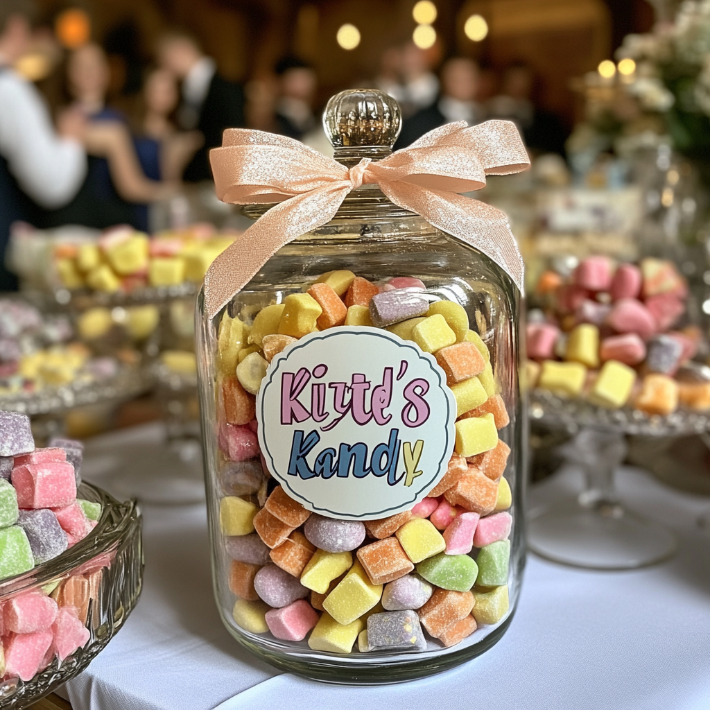 Katie's Sugar Free Kandy Logo on Candy Jar