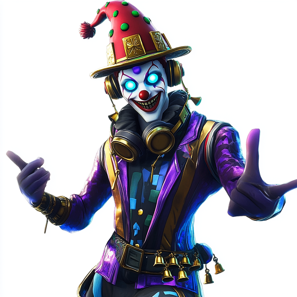 King's Court Jester Electronica DJ Fortnite Style 