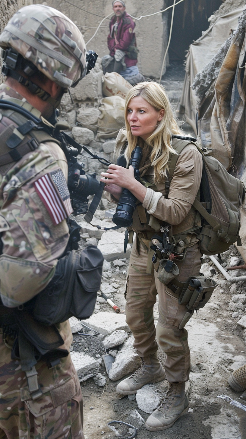 Kirsten Dunst and war photographer prepare for movie