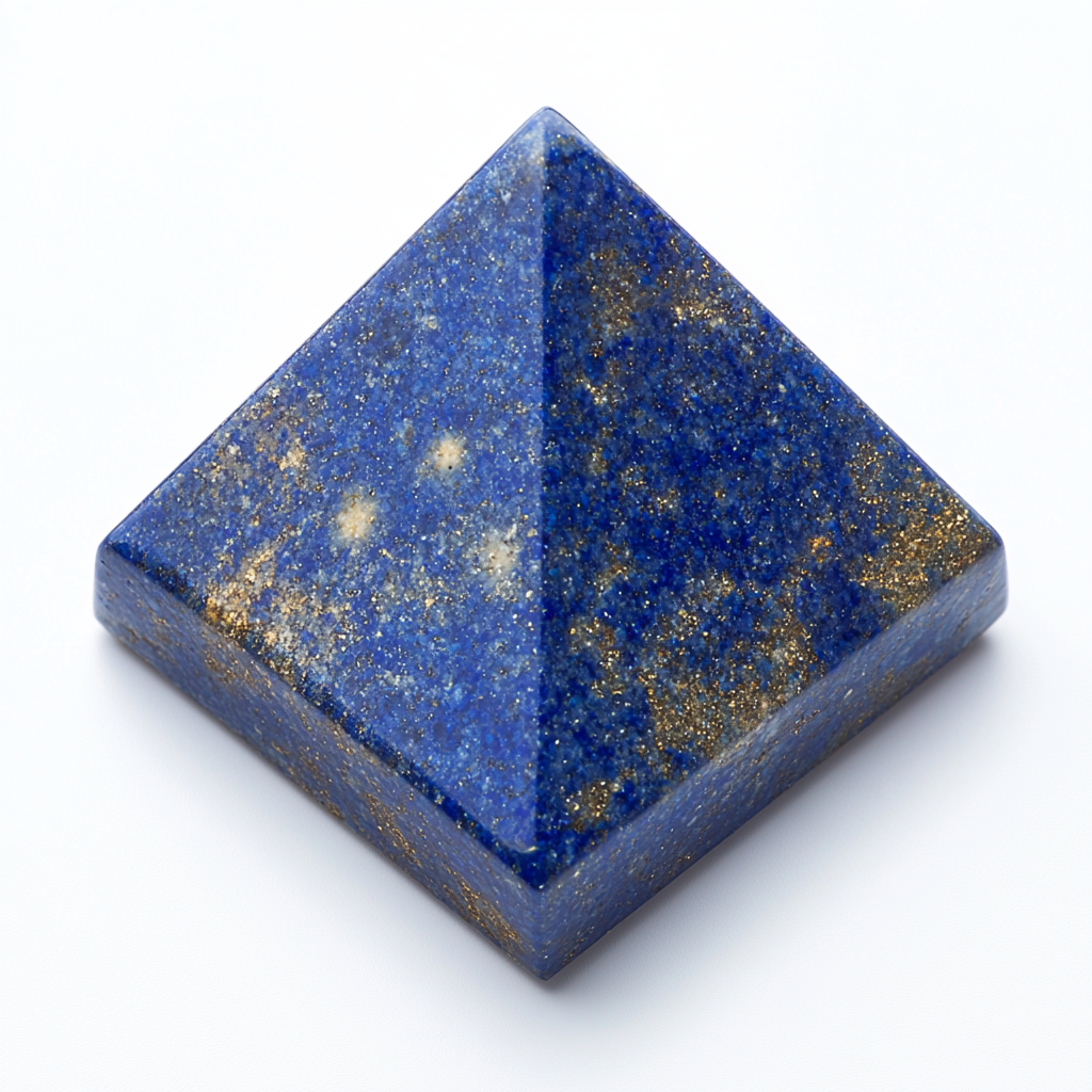 Lapis Lazuli Tetrahedron with Bright Stars, High Resolution