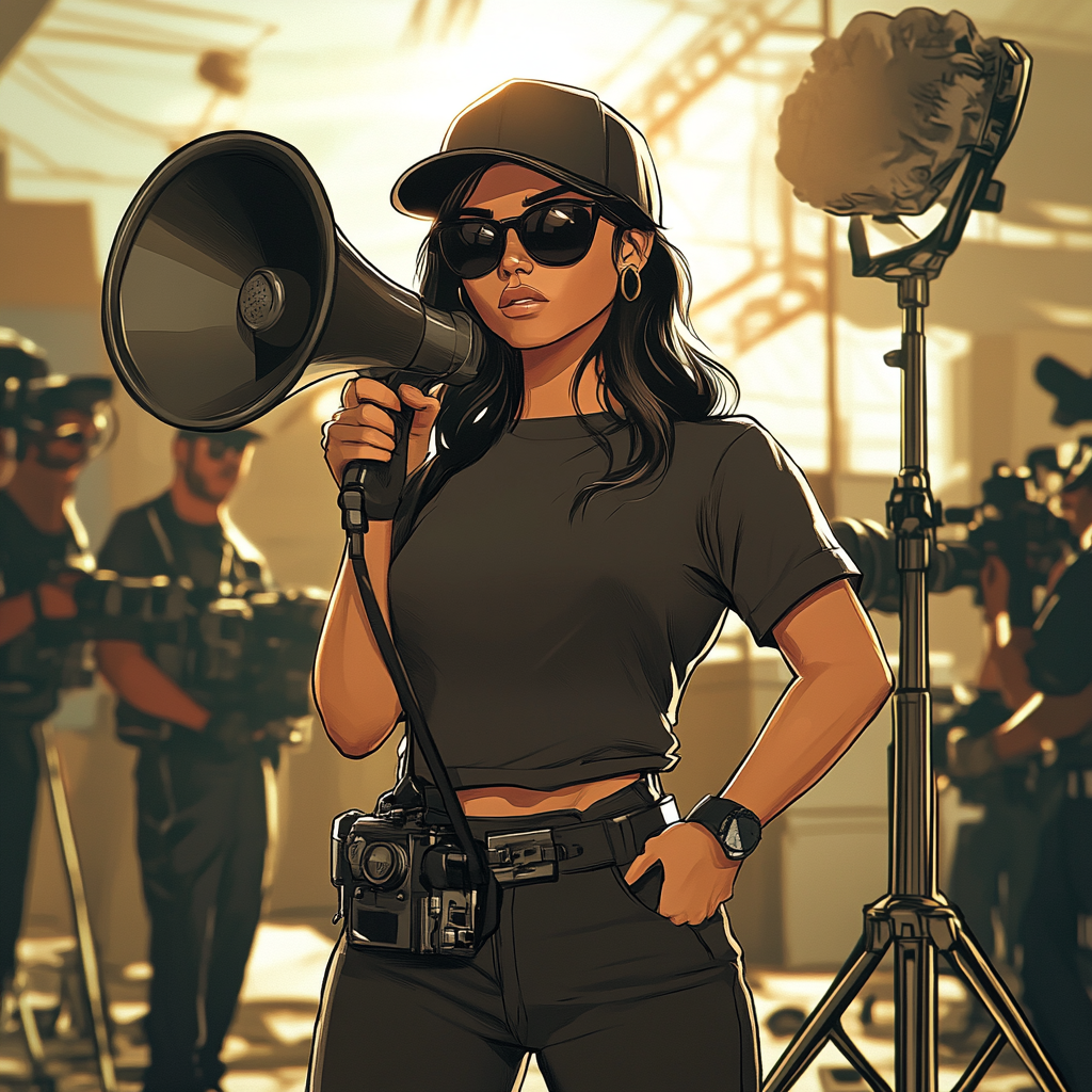 Latina Director Leads Film Crew with Confidence