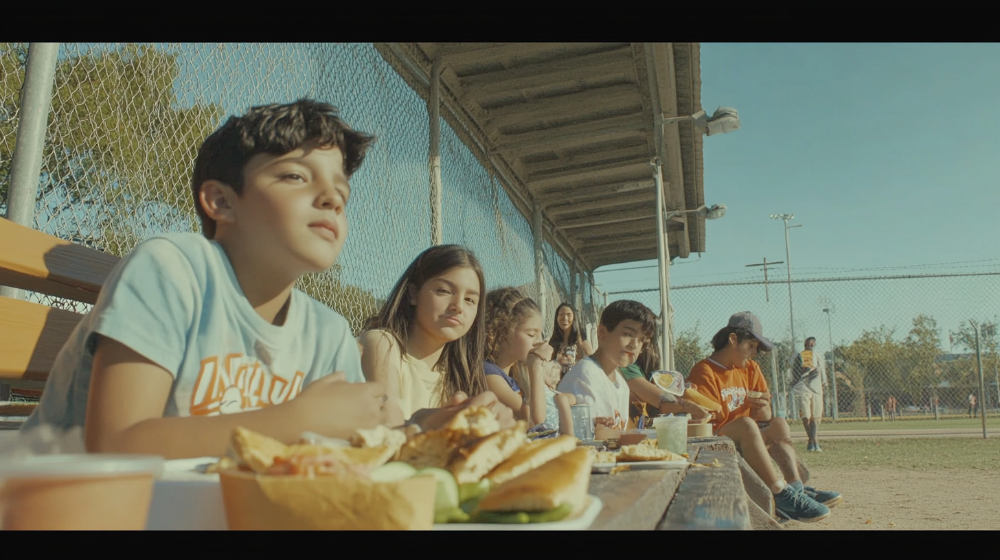 Local game pavilion with diverse community cheering. Documentary scene.