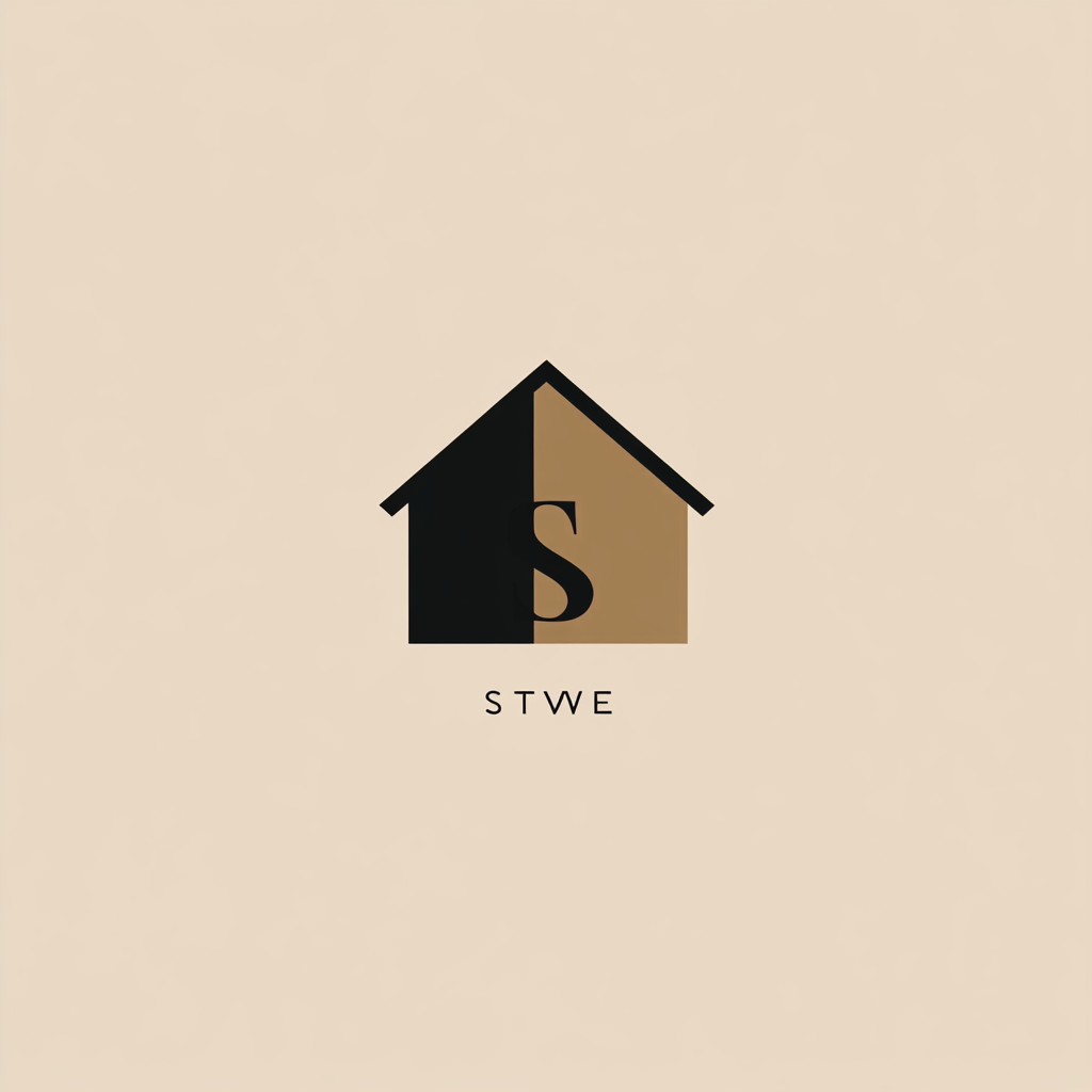 Logo design for SimpleStyle: home-inspired, minimalist, warm, professional.